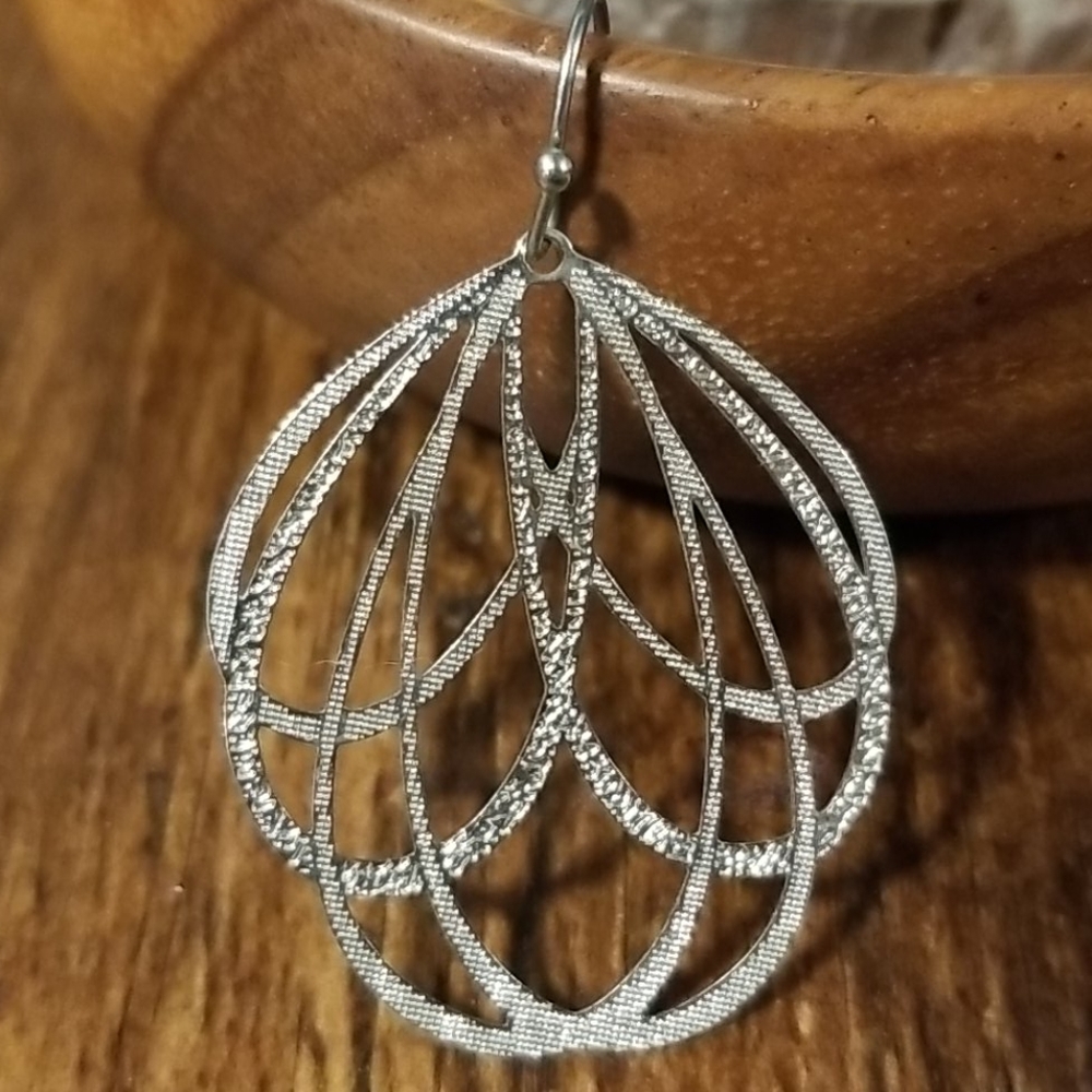 💙 Silver dangle earrings - Picture 2 of 2